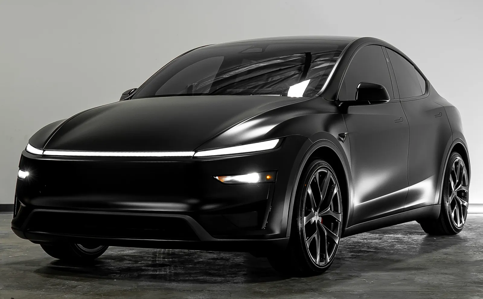 Tesla Model Y with full body stealth paint protection film